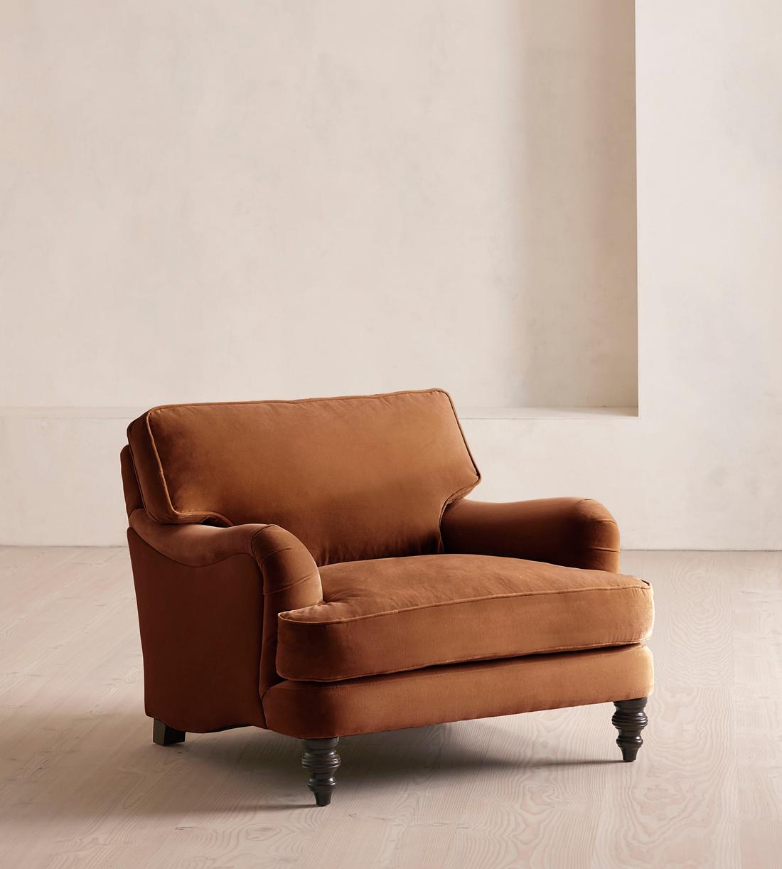 Arundel Loveseat - Velvet - Cinnamon - Listing - Image 1