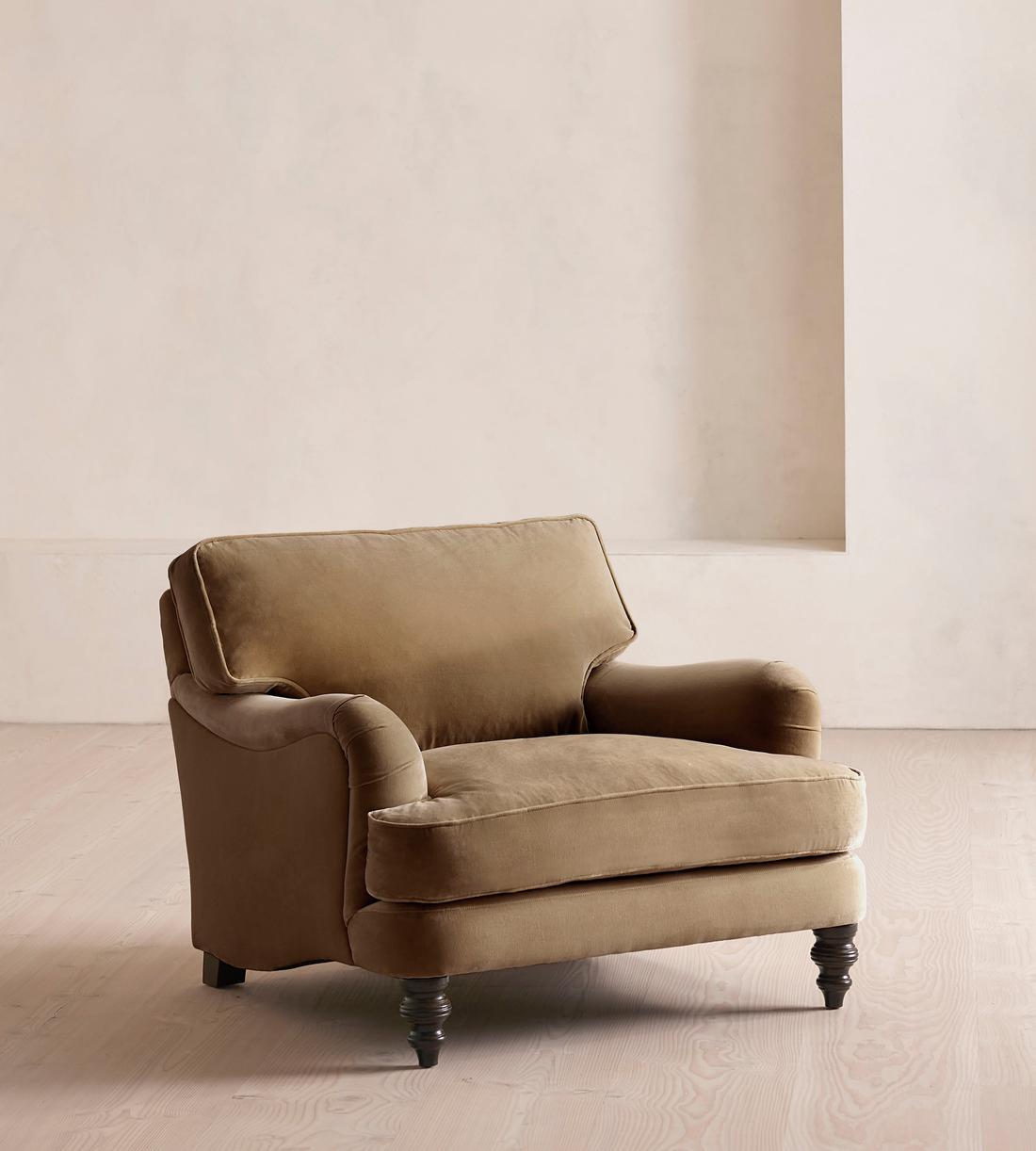 Arundel Loveseat - Velvet - Truffle - Listing - Image 1