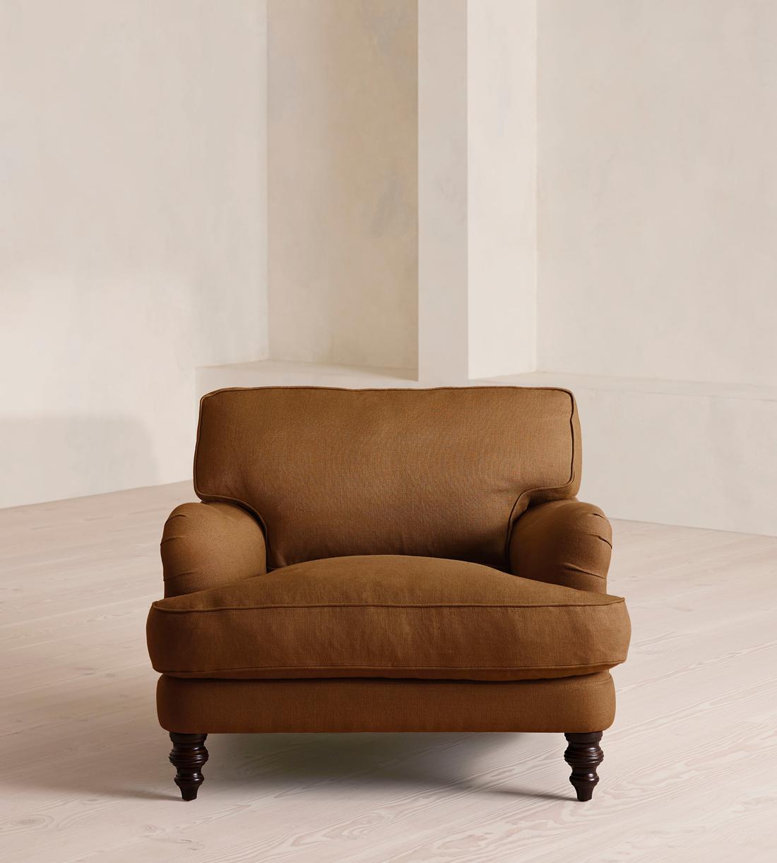 Arundel Loveseat - Linen - Terracotta - Listing - Image 2