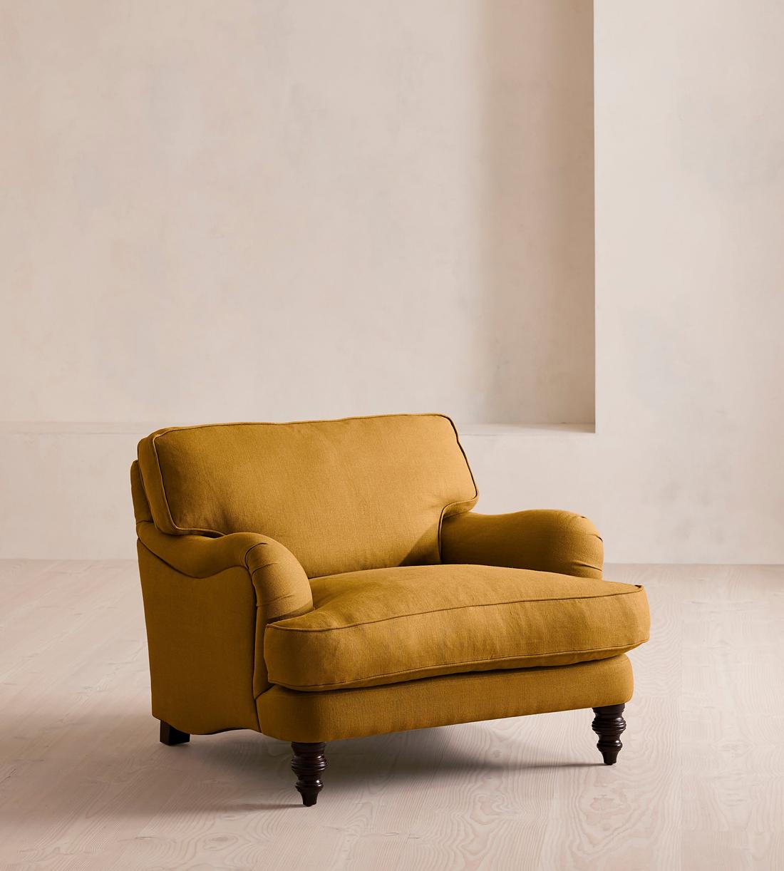Arundel Loveseat - Linen - Turmeric - Listing - Image 1