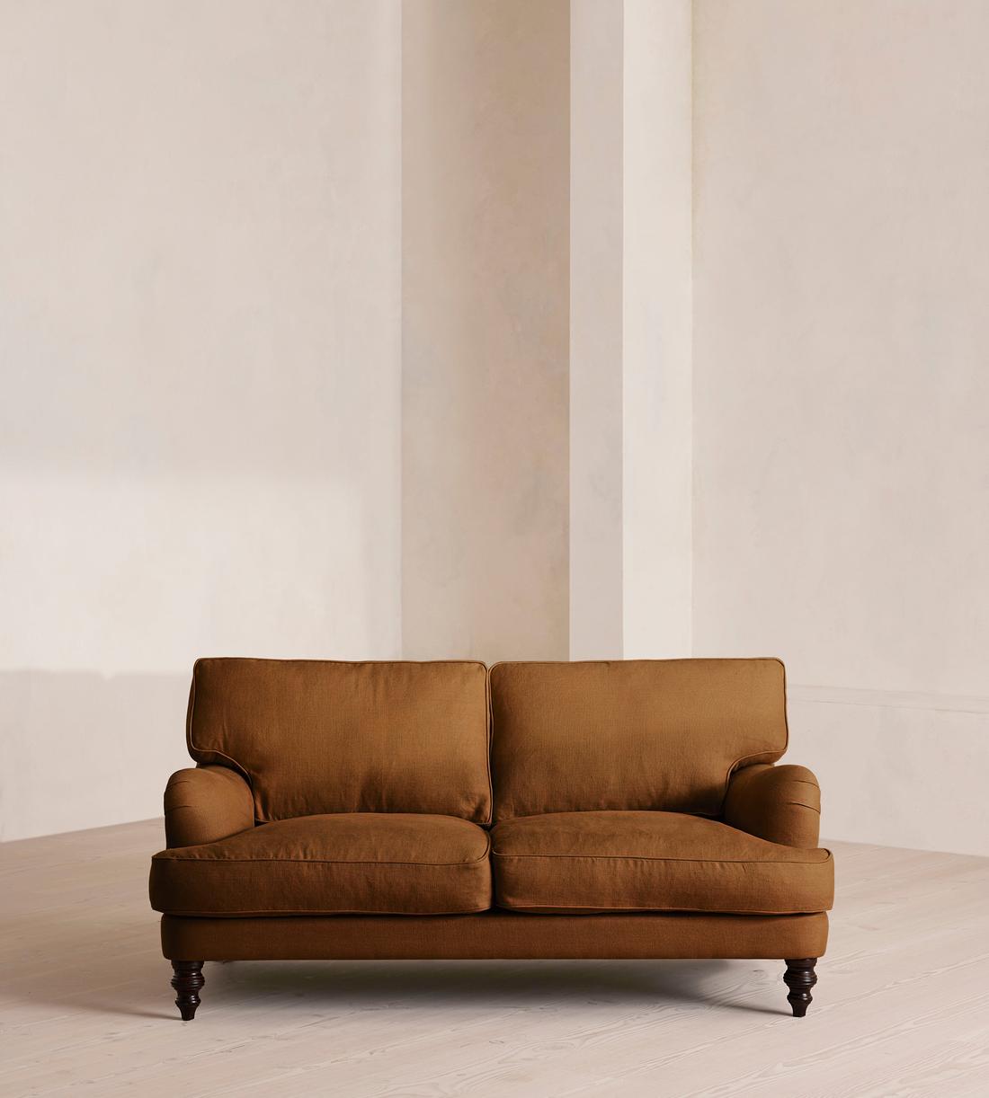 Arundel Two Seater - Sofa - Linen - Terracotta - Listing - Image 1