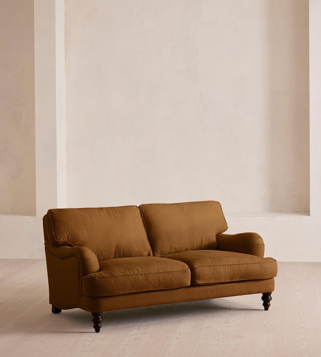 Arundel Two Seater - Sofa - Linen - Terracotta - Listing - Image 2