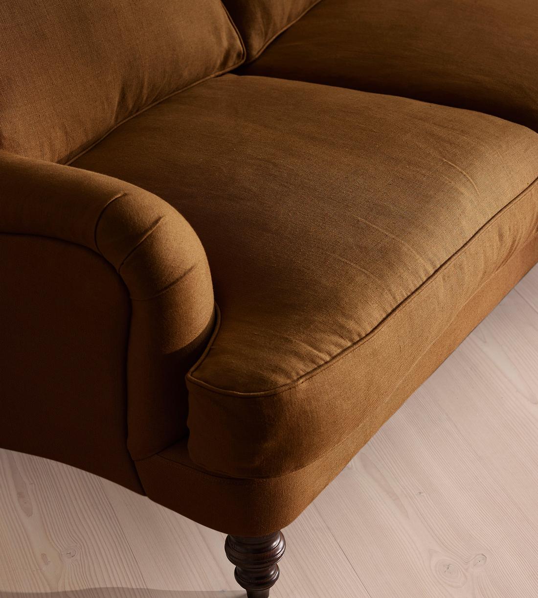 Arundel Two Seater - Sofa - Linen - Terracotta - Images - Image 5