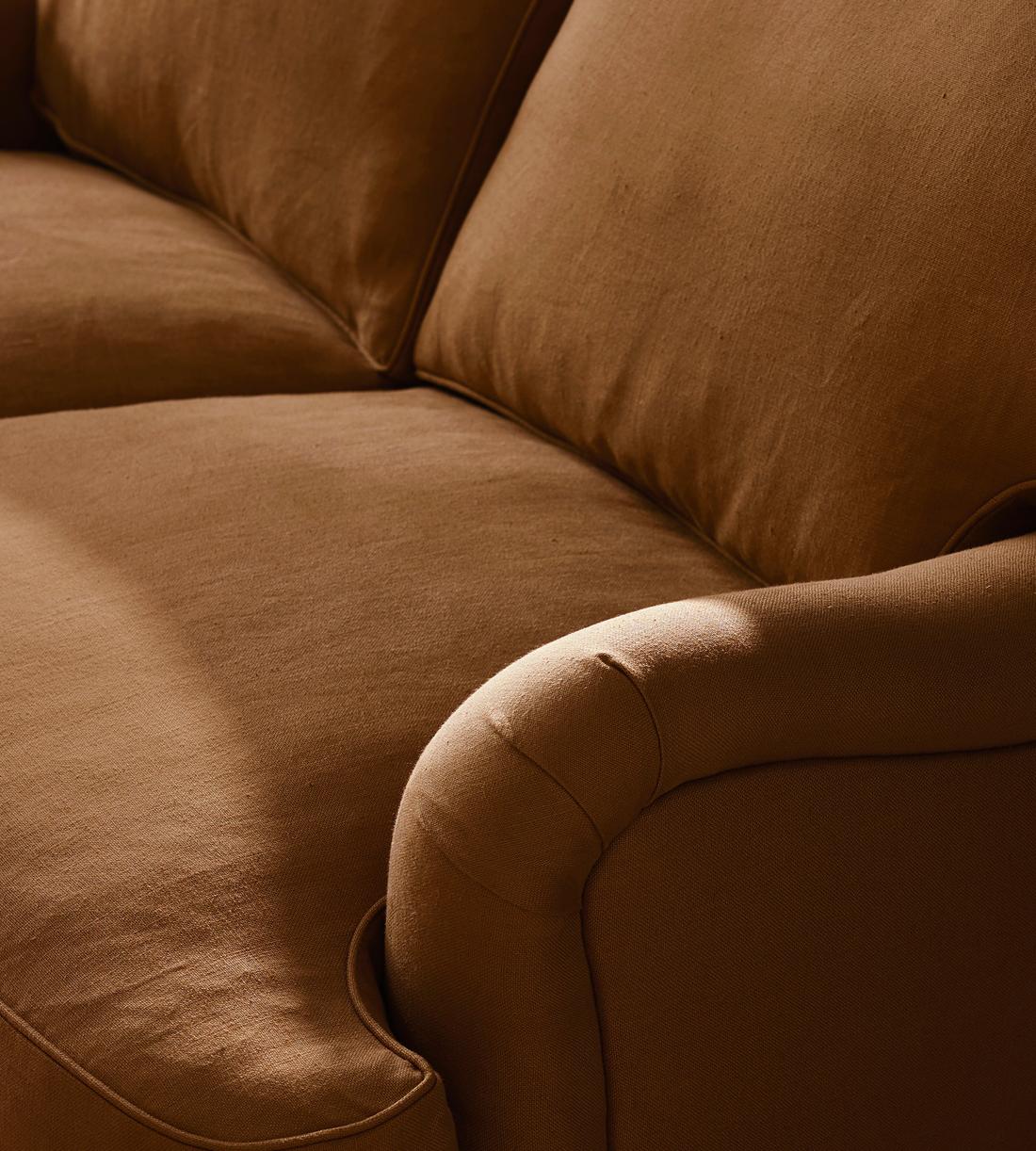 Arundel Two Seater - Sofa - Linen - Terracotta - Images - Image 6