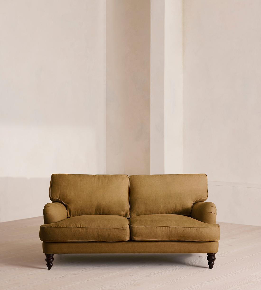 Arundel Two Seater - Sofa - Linen - Ochre - Listing - Image 1