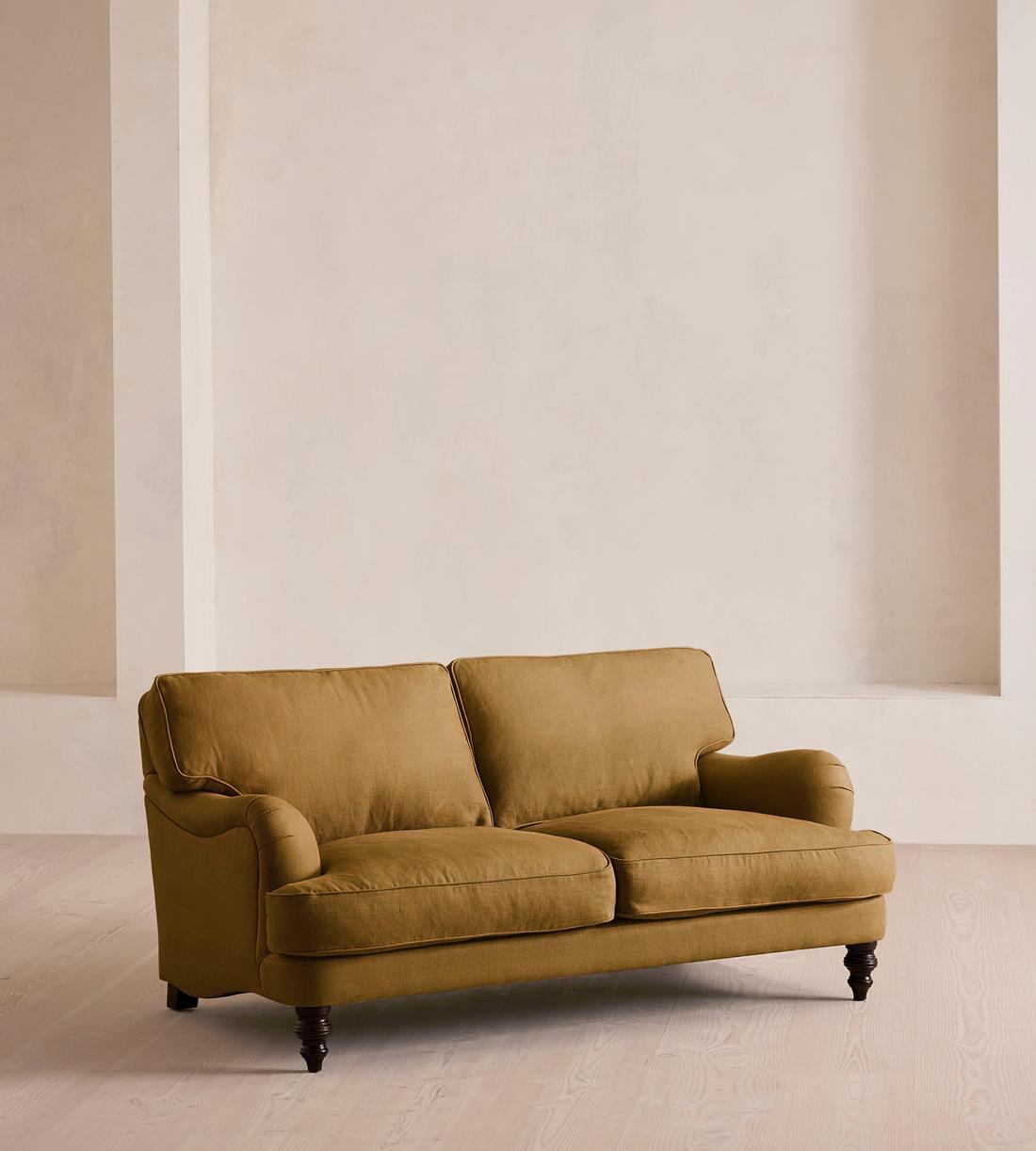 Arundel Two Seater - Sofa - Linen - Ochre - Listing - Image 2