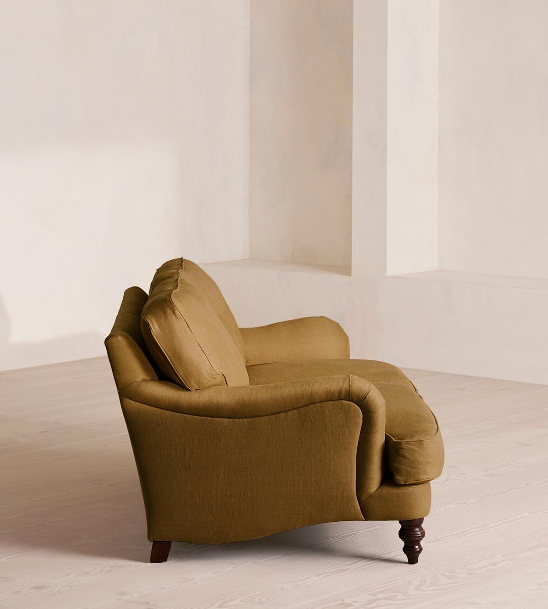 Arundel Two Seater - Sofa - Linen - Ochre - Images - Image 3