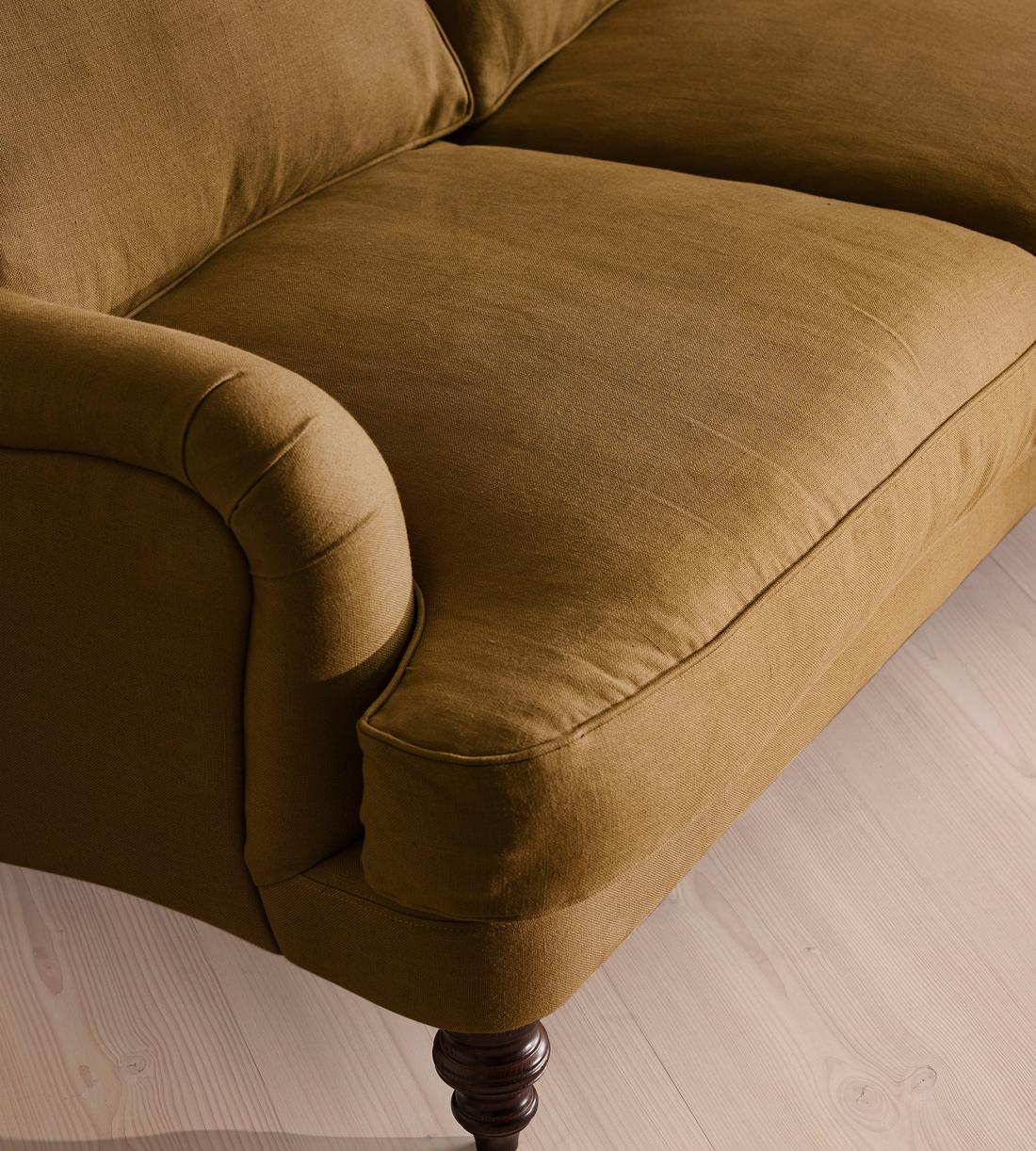 Arundel Two Seater - Sofa - Linen - Ochre - Images - Image 5