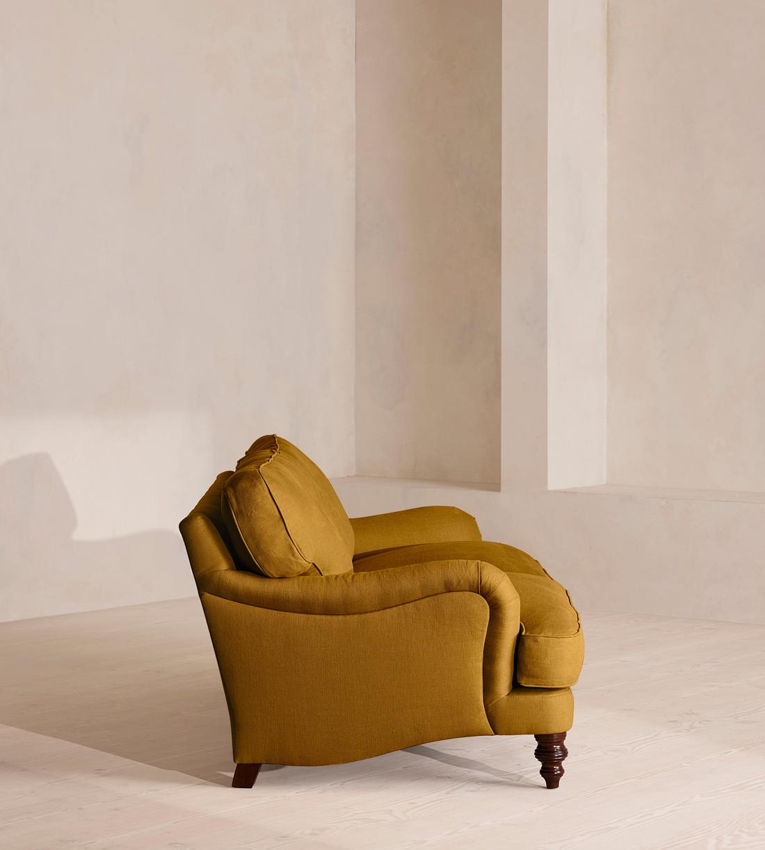 Arundel Three Seater - Sofa - Linen - Turmeric - Images - Image 3
