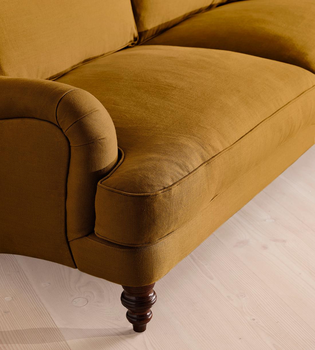 Arundel Three Seater - Sofa - Linen - Turmeric - Images - Image 6