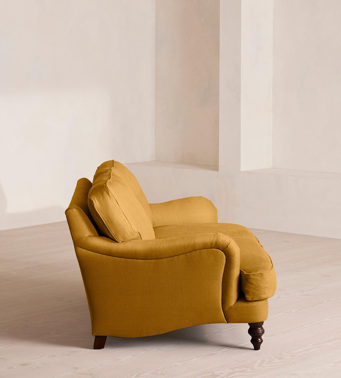 Arundel Two Seater - Sofa - Linen - Turmeric - Images - Image 3