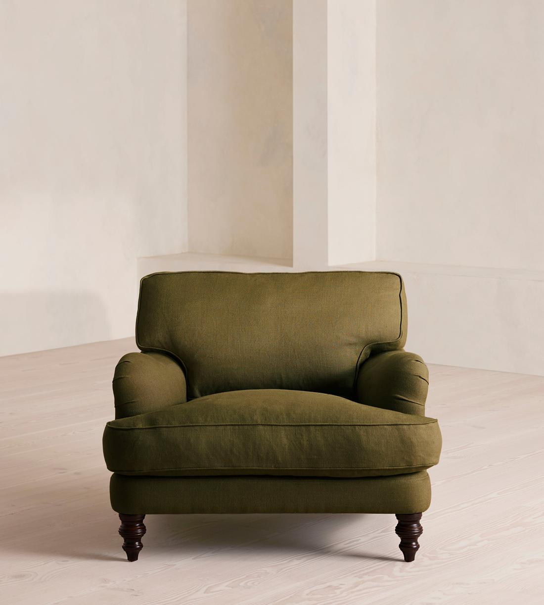 Arundel Loveseat - Linen - Olive - Listing - Image 1