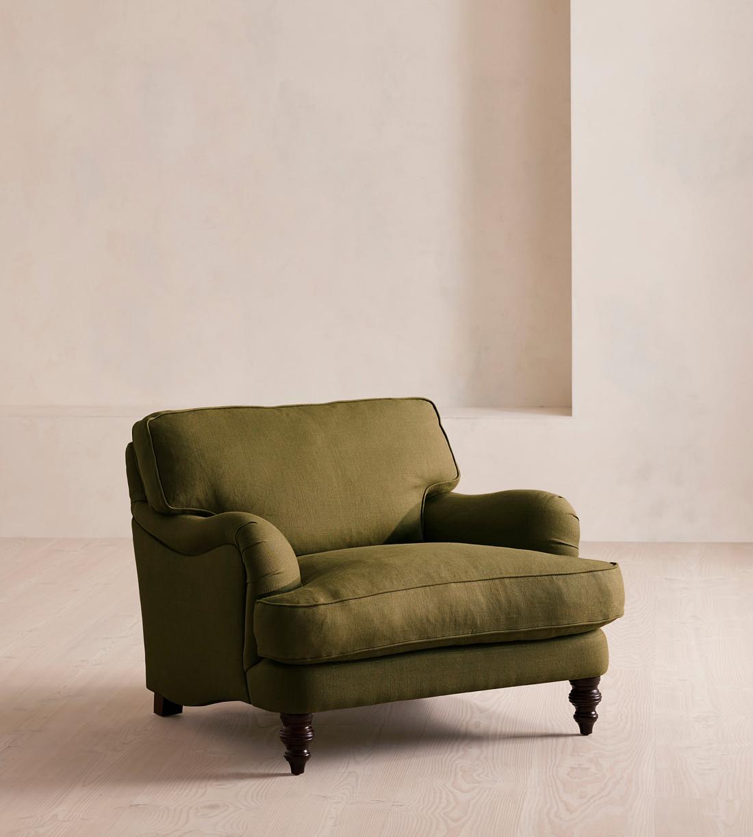 Arundel Loveseat - Linen - Olive - Listing - Image 2