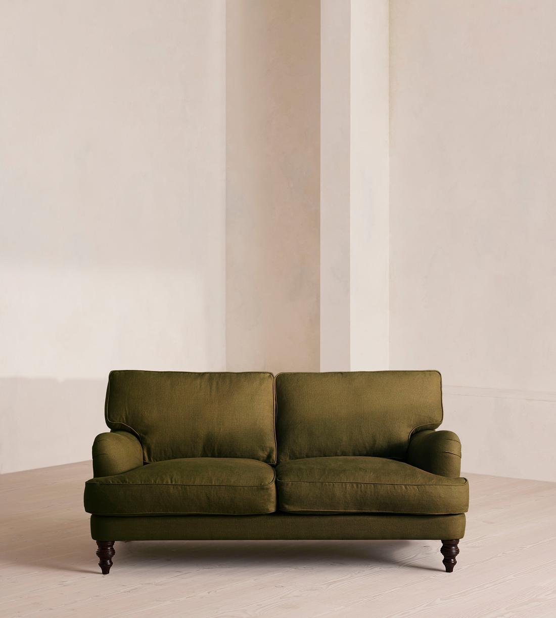 Arundel Two Seater - Sofa - Linen - Olive - Listing - Image 1