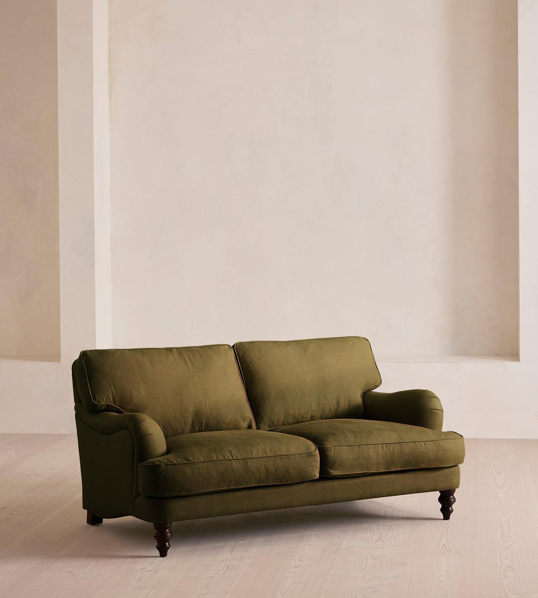Arundel Two Seater - Sofa - Linen - Olive - Listing - Image 2