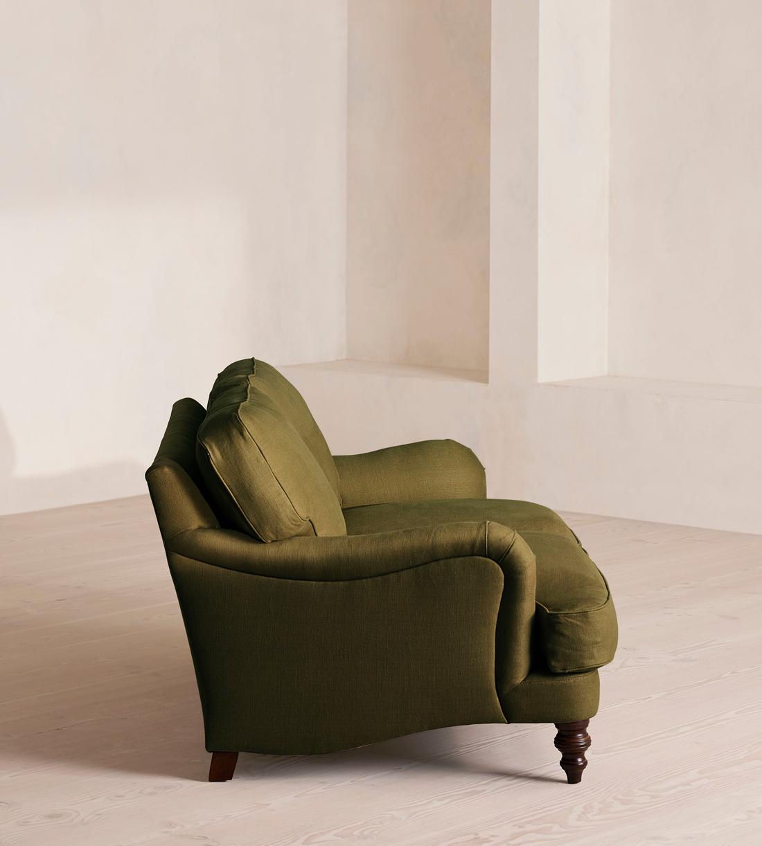 Arundel Two Seater - Sofa - Linen - Olive - Images - Image 3