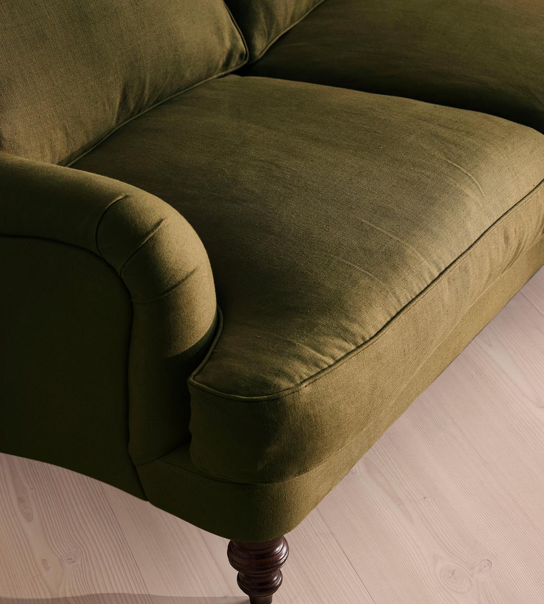 Arundel Two Seater - Sofa - Linen - Olive - Images - Image 5