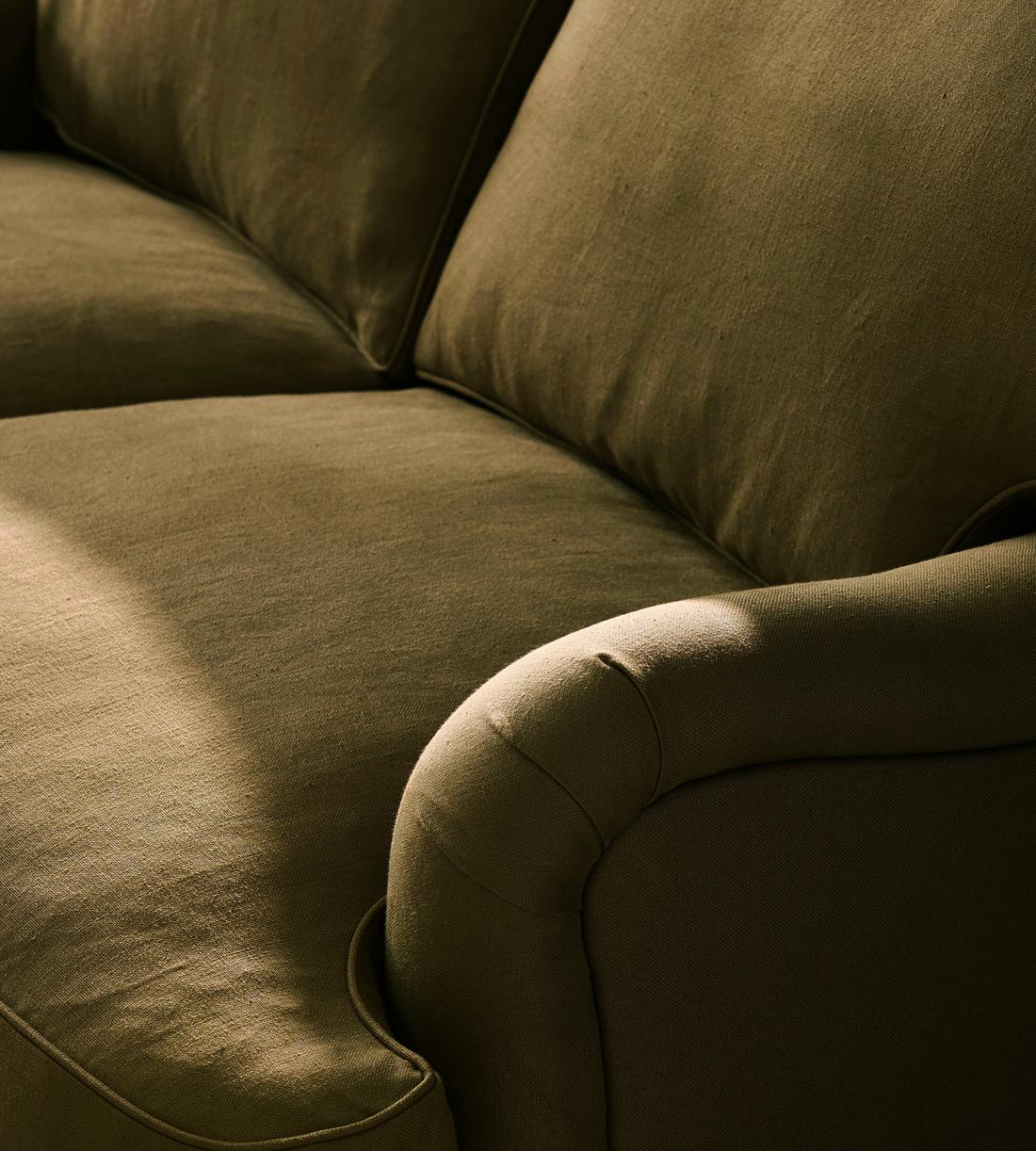 Arundel Two Seater - Sofa - Linen - Olive - Images - Image 6