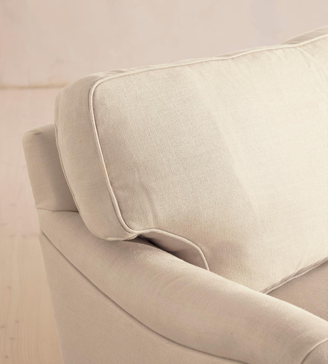 Arundel Three Seater Sofa - Linen - Bisque - Images - Image 5