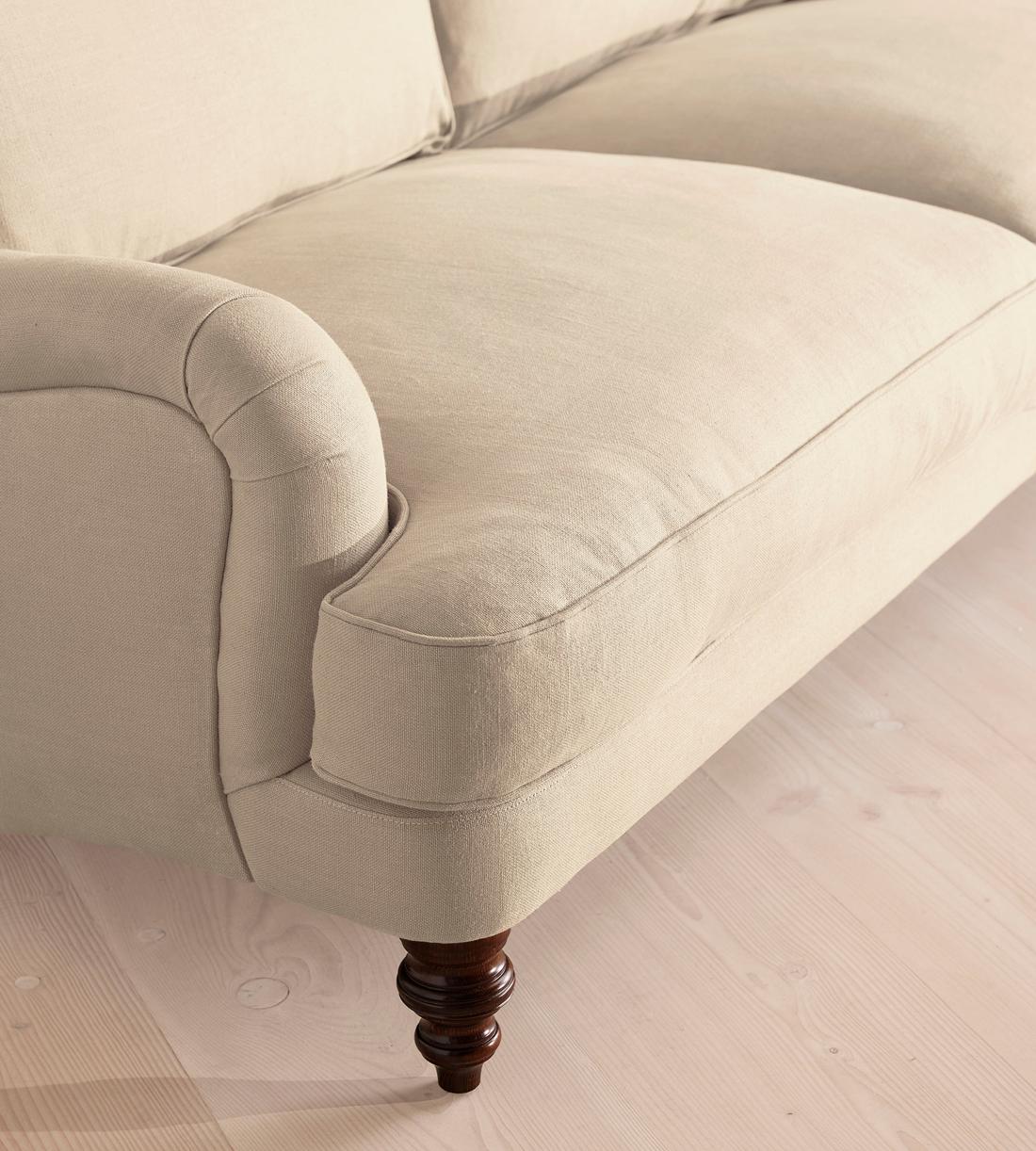 Arundel Three Seater Sofa - Linen - Bisque - Images - Image 6