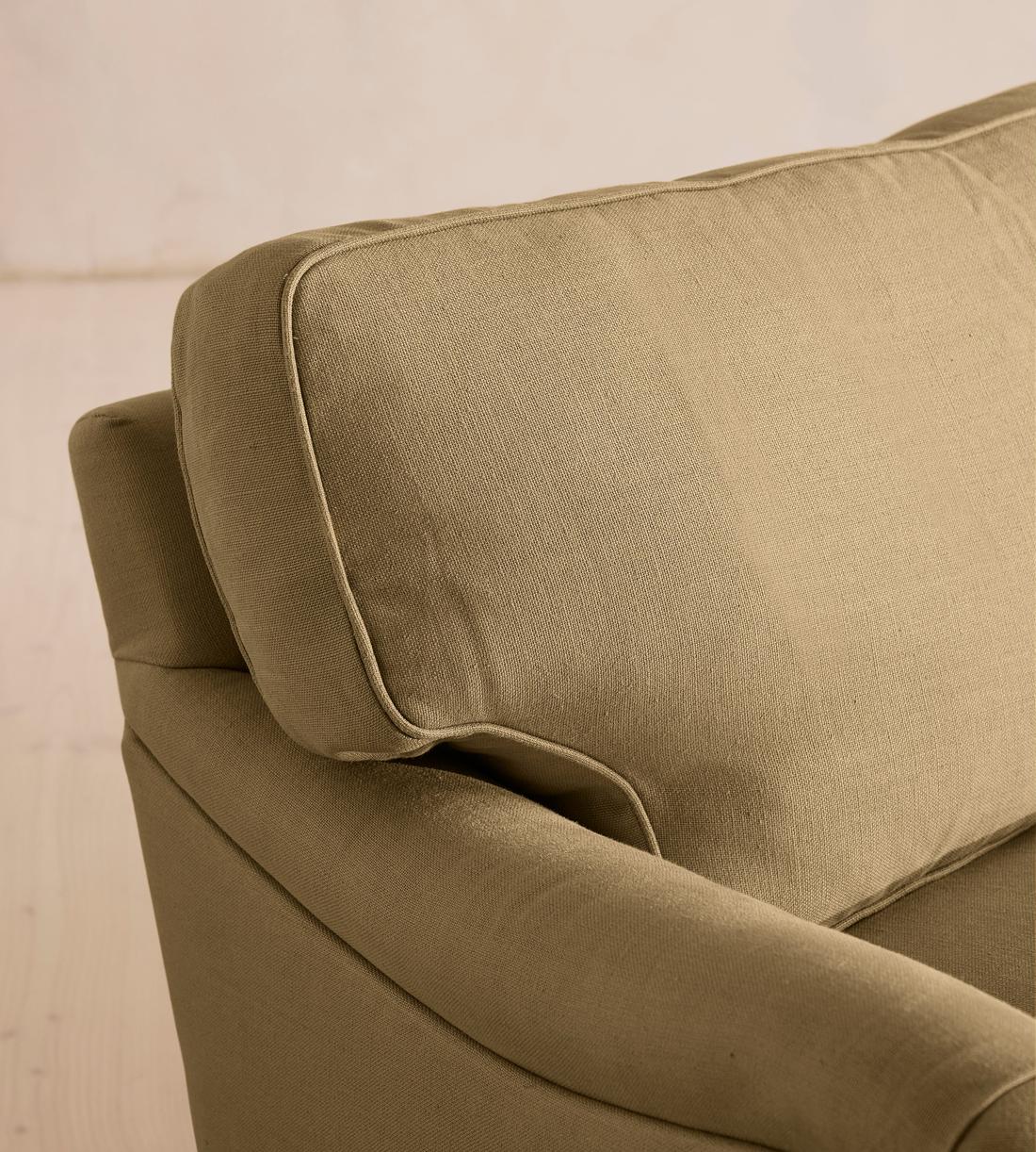 Arundel Three Seater Sofa - Linen - Wheat - Images - Image 5