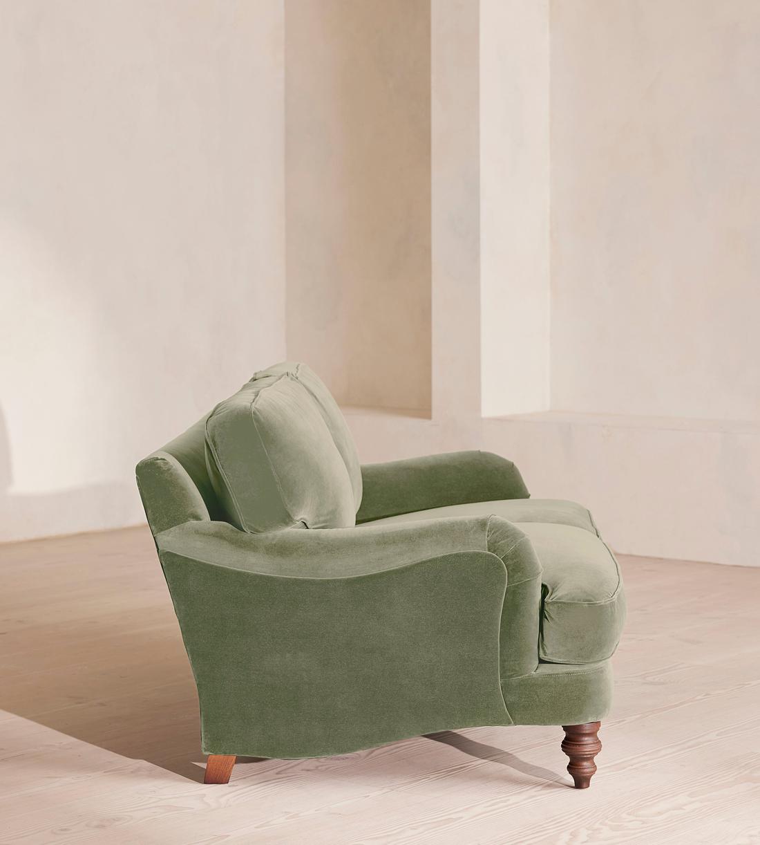 Arundel Two Seater Sofa - Velvet - Seafoam - Images - Image 5