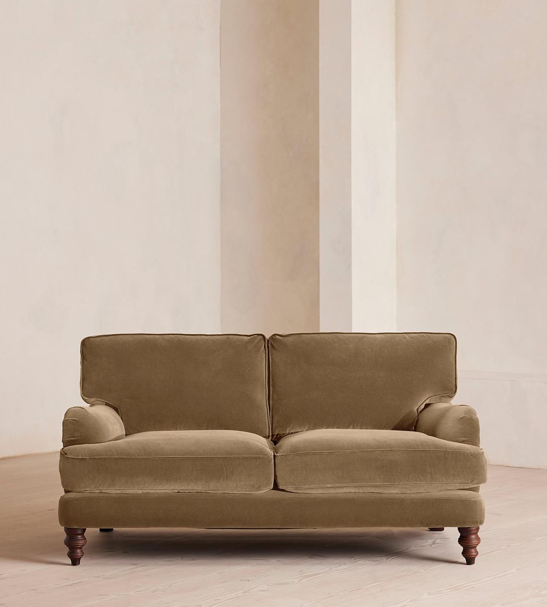Arundel Two Seater Sofa - Velvet - Truffle - Listing - Image 1