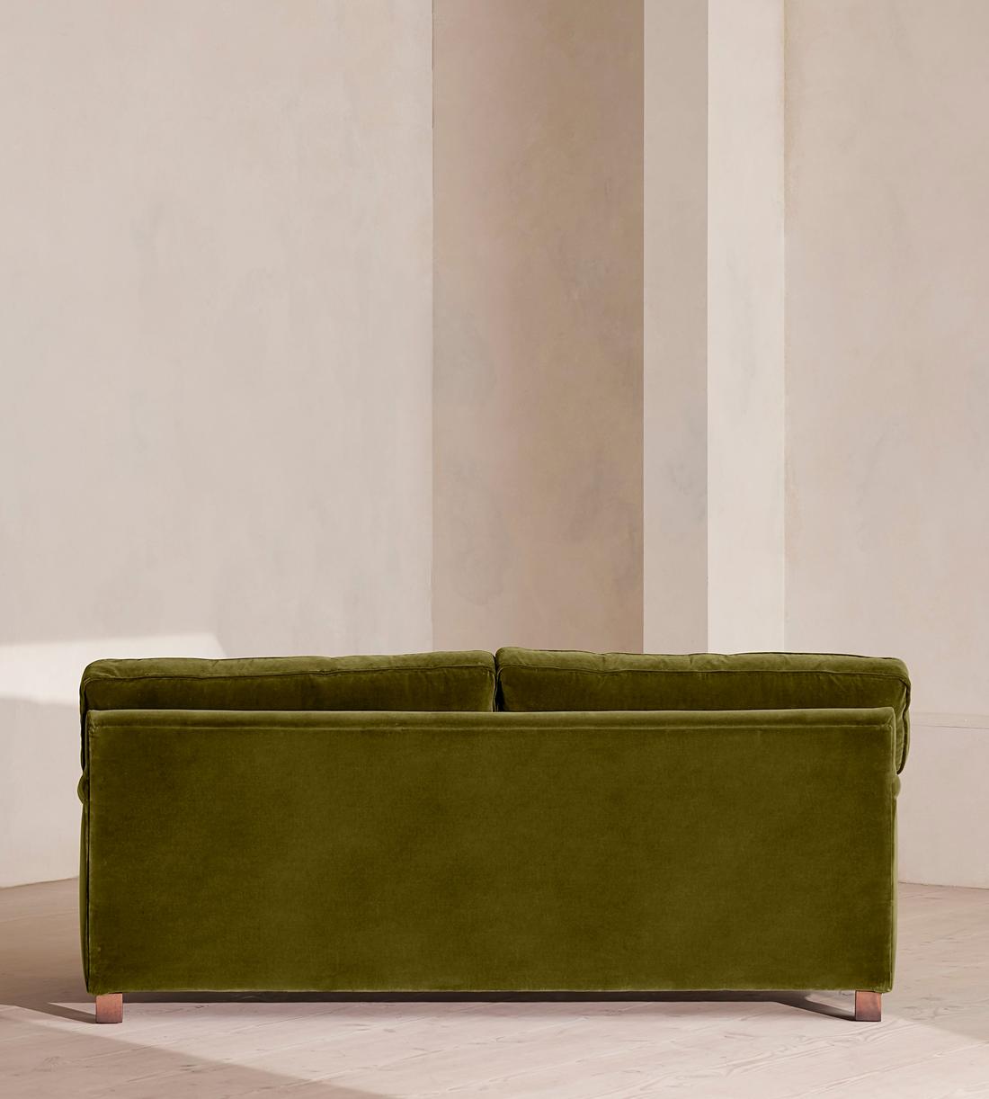 Arundel Three Seater Sofa - Velvet - Olive - Images - Image 5