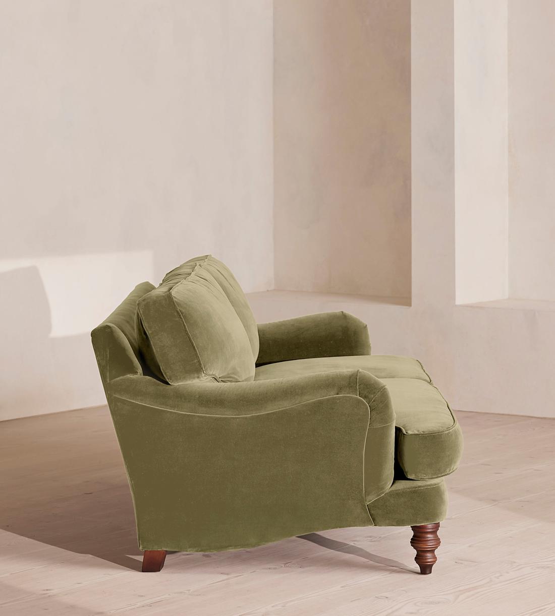 Arundel Three Seater Sofa - Velvet Lichen - Images - Image 4