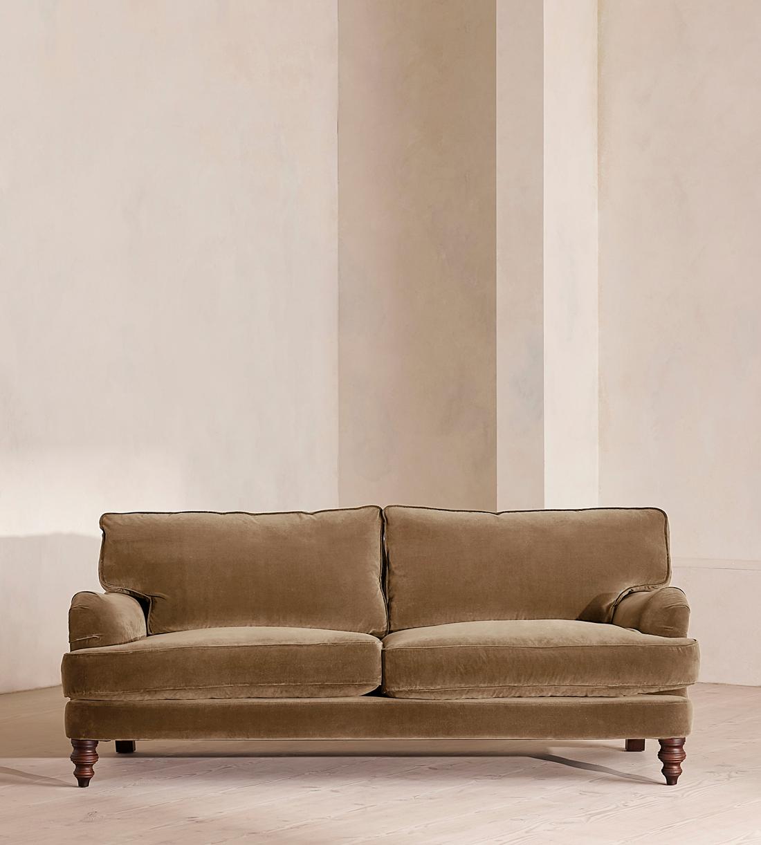 Arundel Three Seater Sofa - Velvet - Truffle - Listing - Image 1