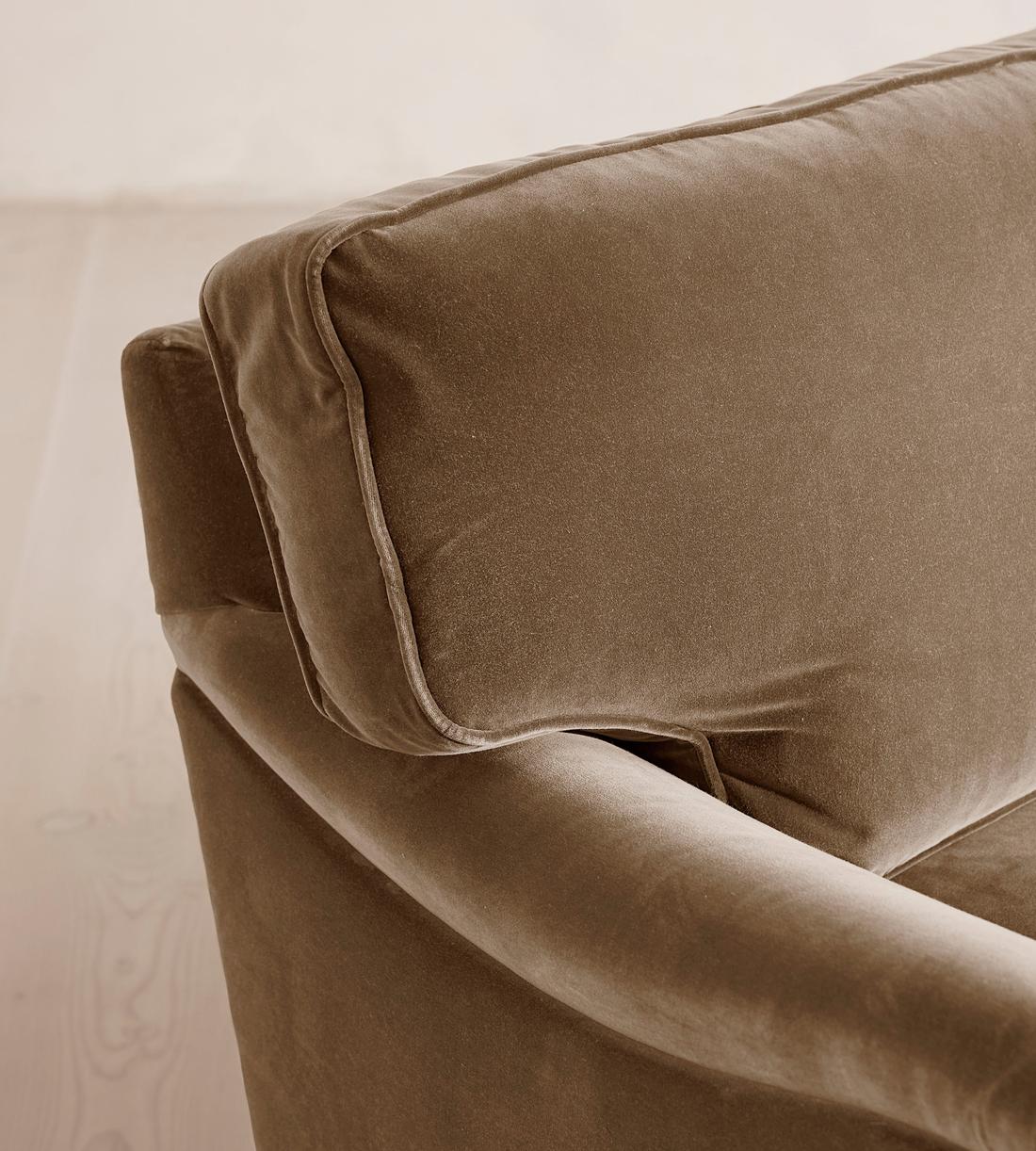 Arundel Three Seater Sofa - Velvet - Truffle - Images - Image 5