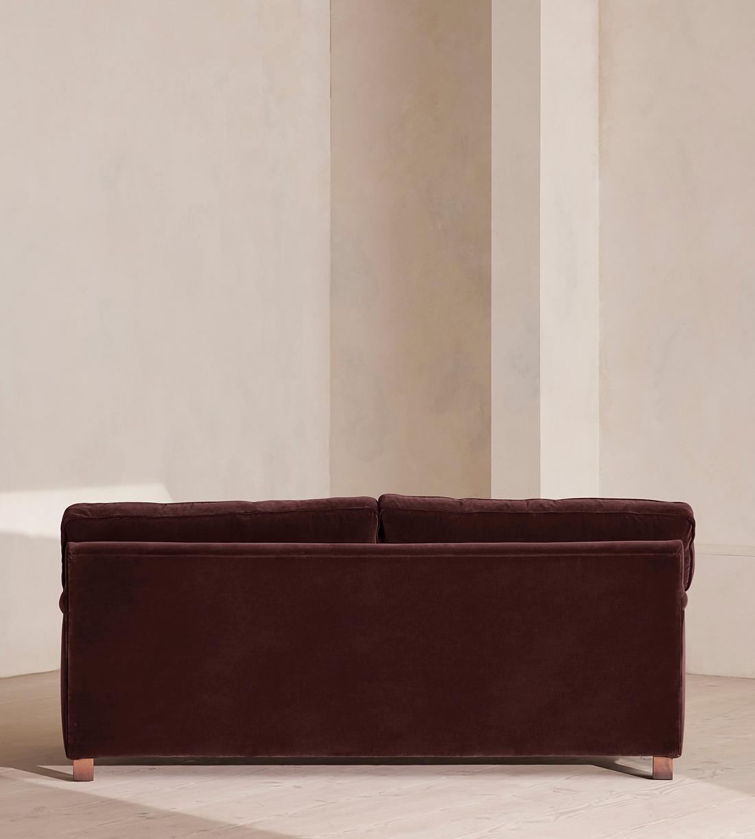 Arundel Three Seater Sofa - Velvet - Aubergine - Images - Image 4