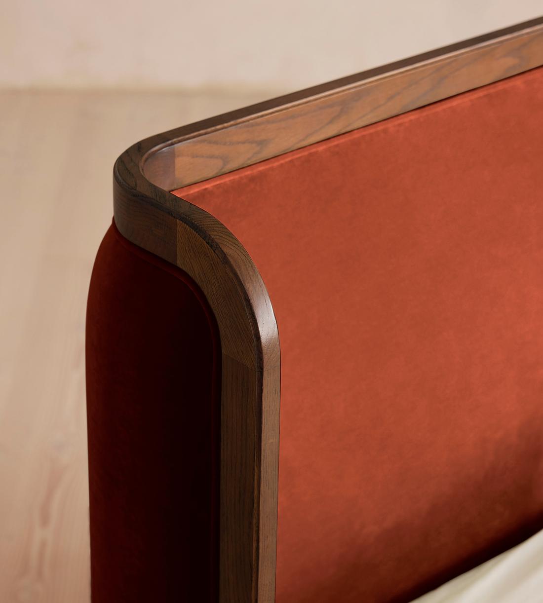 Belsa Bed - Super King - Velvet - Rust - Images - Image 4
