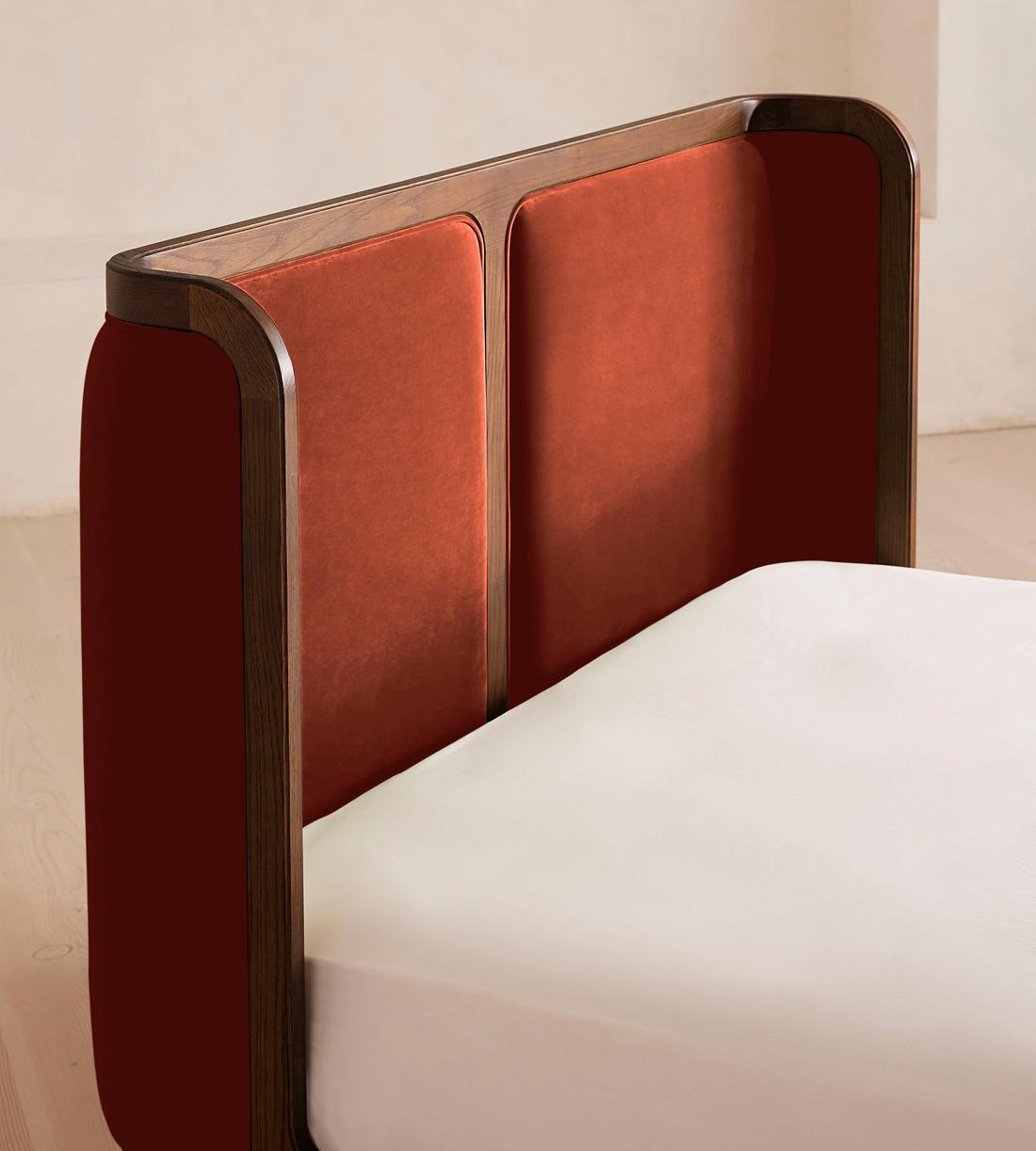 Belsa Bed - Super King - Velvet - Rust - Images - Image 5