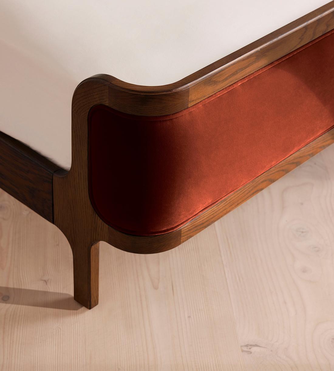 Belsa Bed - Super King - Velvet - Rust - Images - Image 6