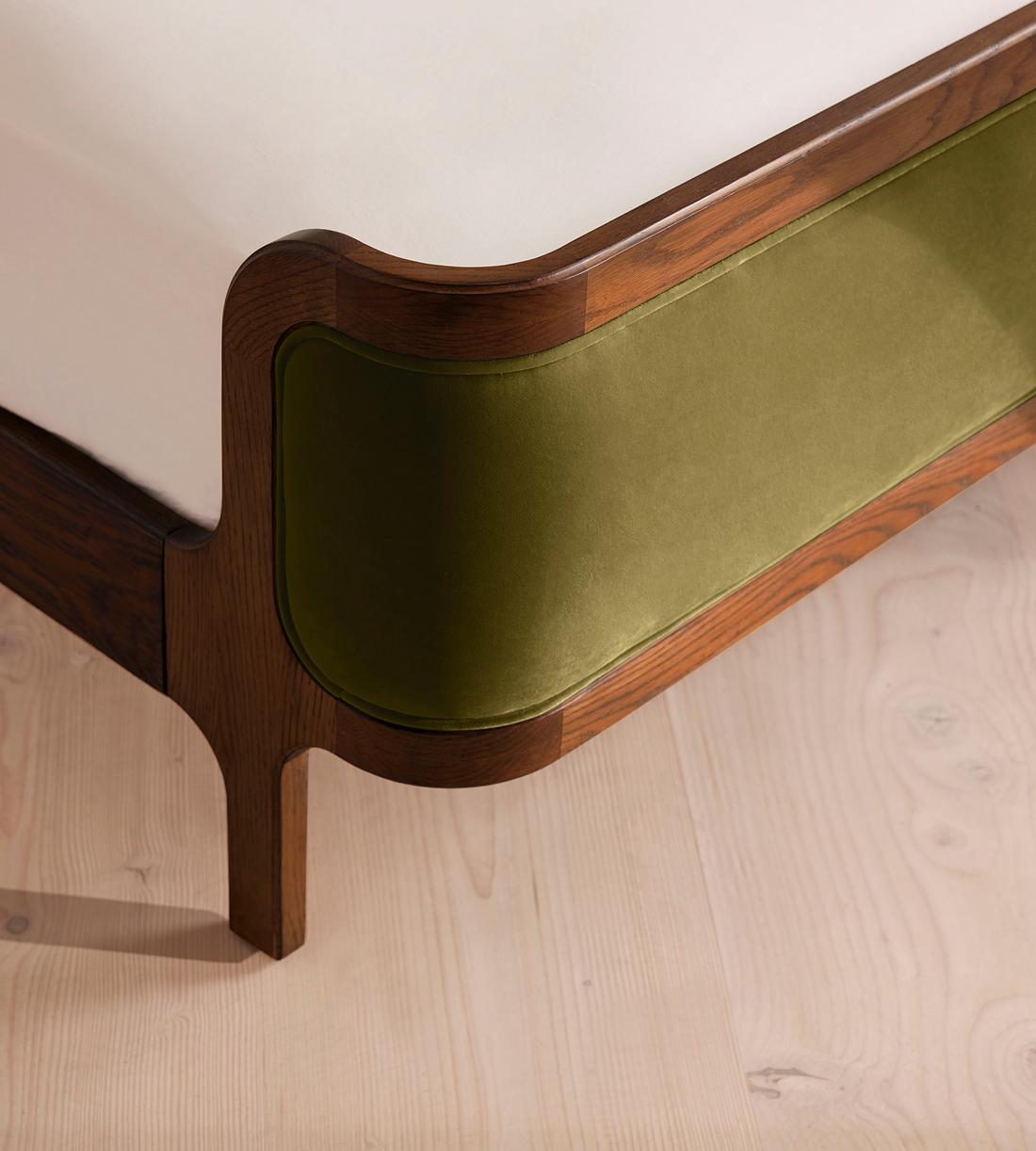 Belsa Bed - Super king - Velvet - Olive - Images - Image 8