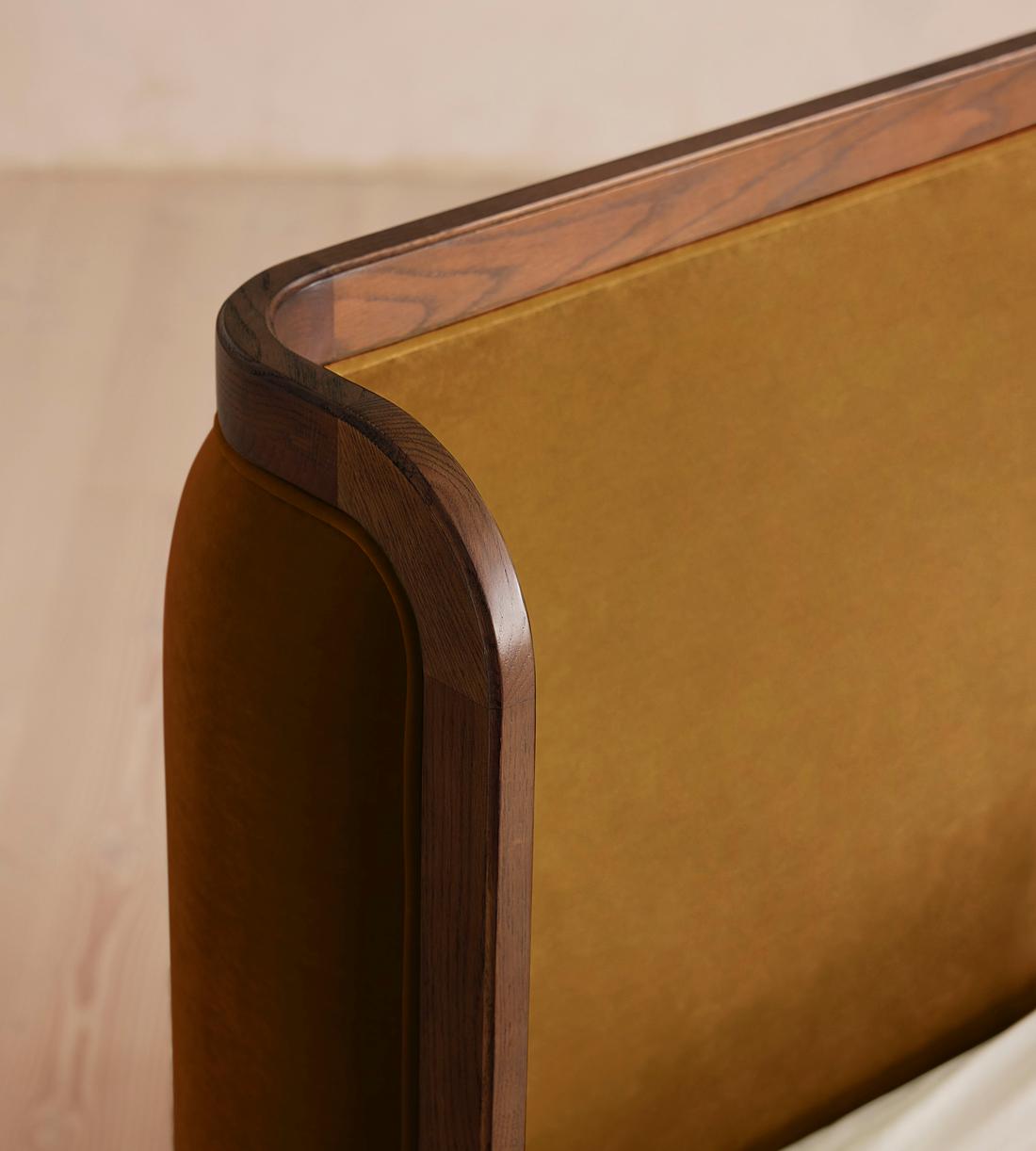 Belsa Bed - Super king - Velvet - Mustard - Images - Image 4