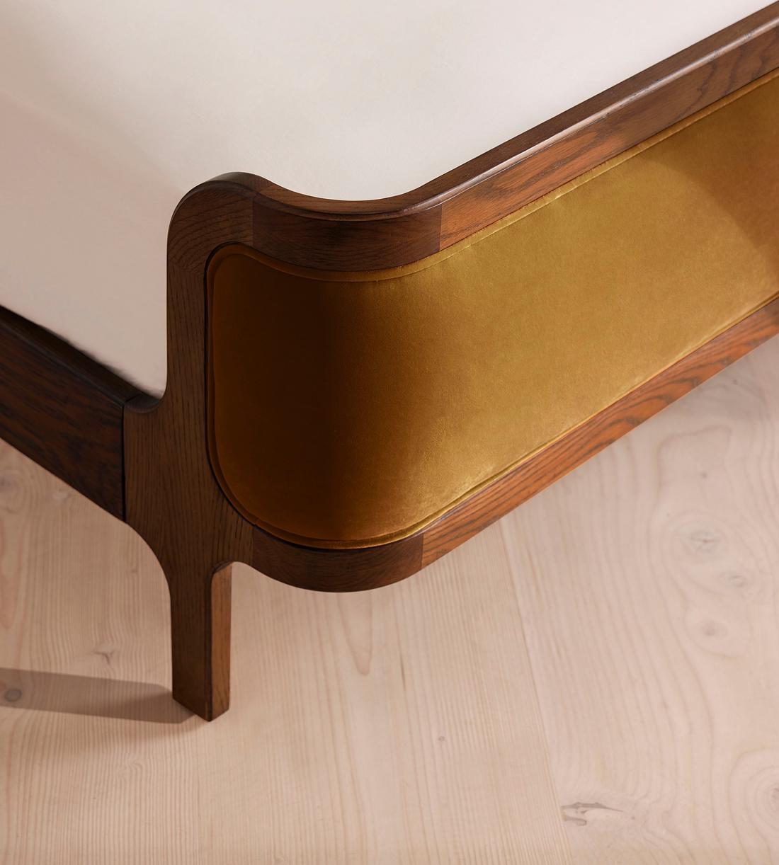 Belsa Bed - Super king - Velvet - Mustard - Images - Image 6