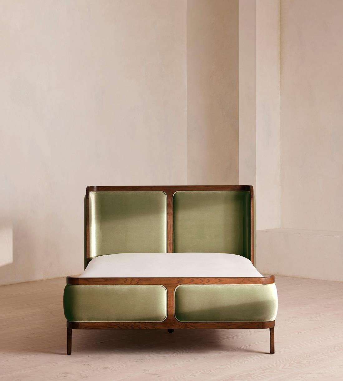 Belsa Bed - Super king - Velvet - Lichen - Listing - Image 2