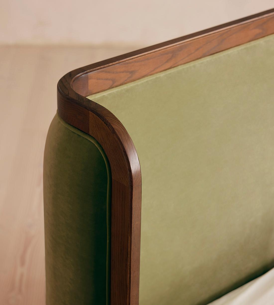 Belsa Bed - Super king - Velvet - Lichen - Images - Image 5