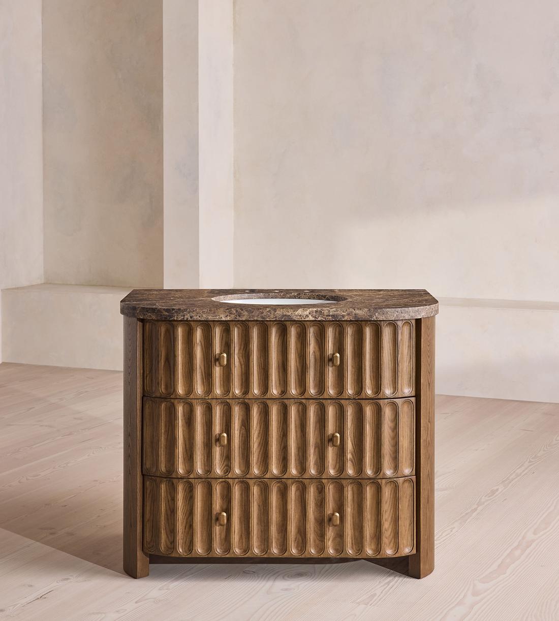Devon Single Vanity - Dark Emperador - Listing - Image 5