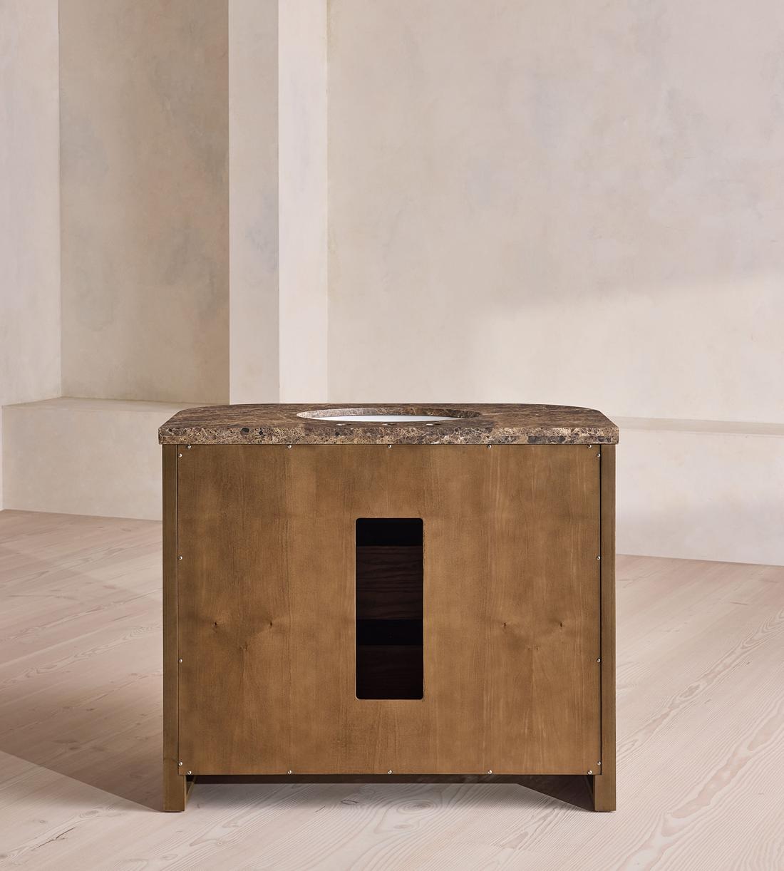 Devon Single Vanity - Dark Emperador - Images - Image 8