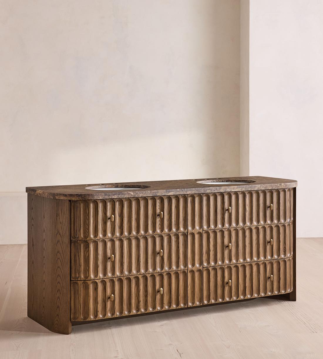 Devon Double Vanity - Dark Emperador - Listing - Image 6