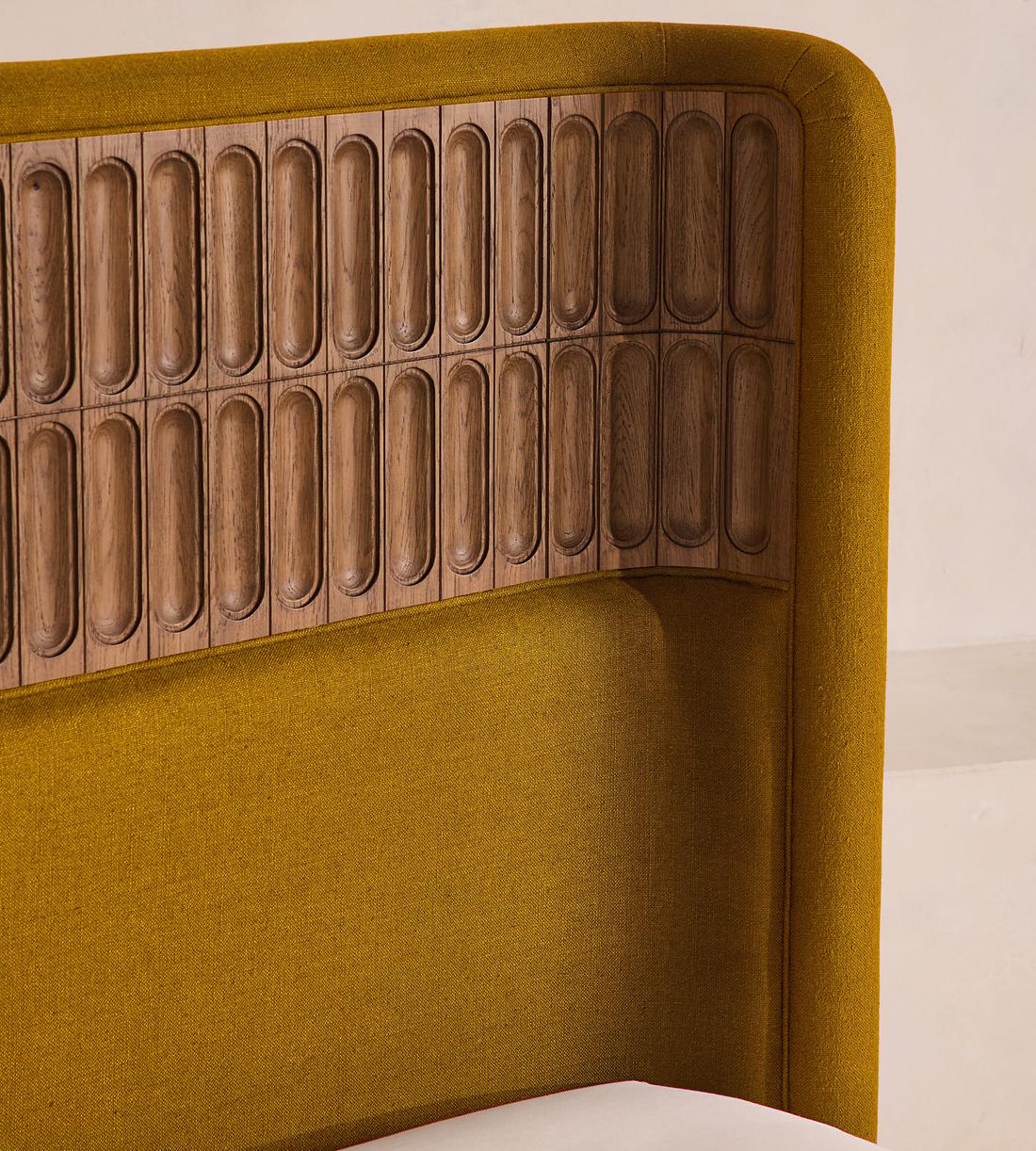 Devon Bed - King - Linen - Turmeric - UK - Images - Image 3