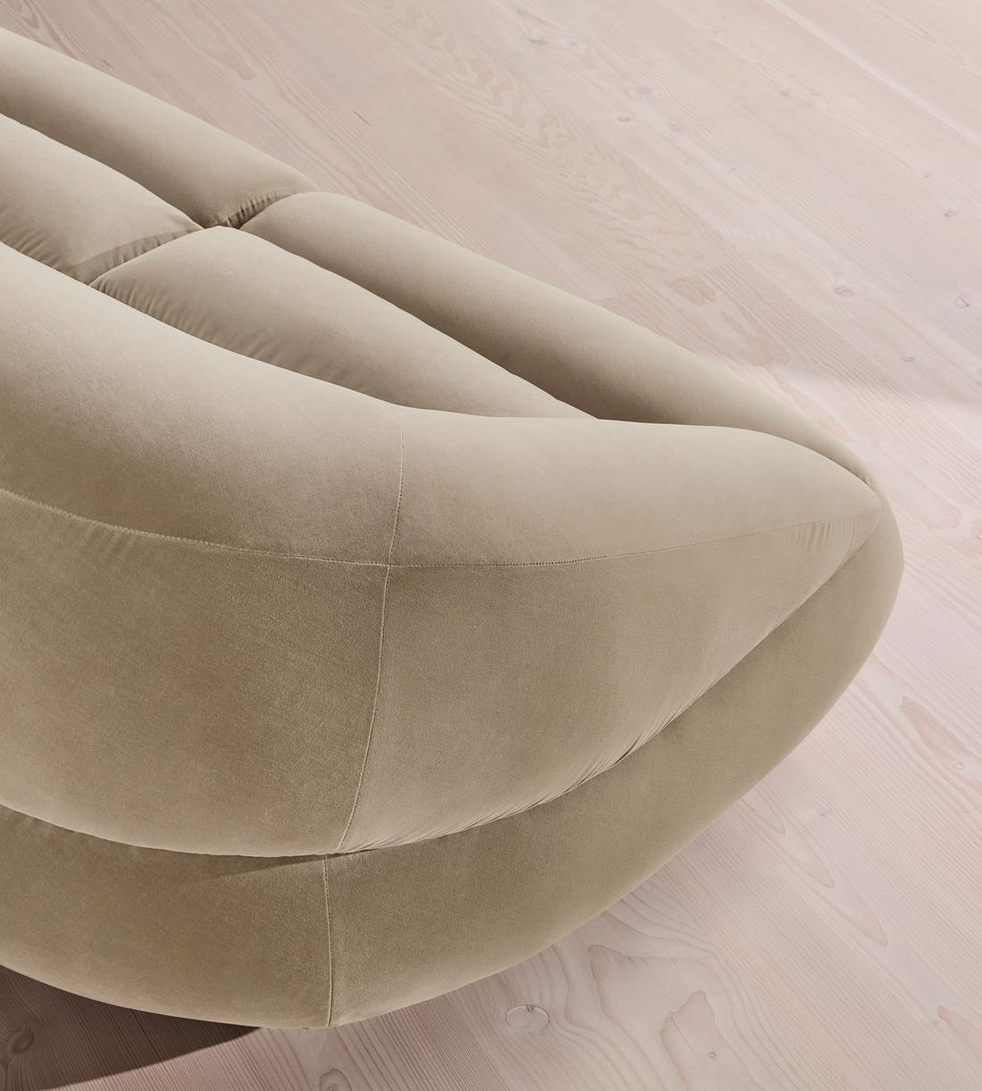 Edison Modular Sofa - L-Shape Sofa - Velvet - Oyster UK - Images - Image 5