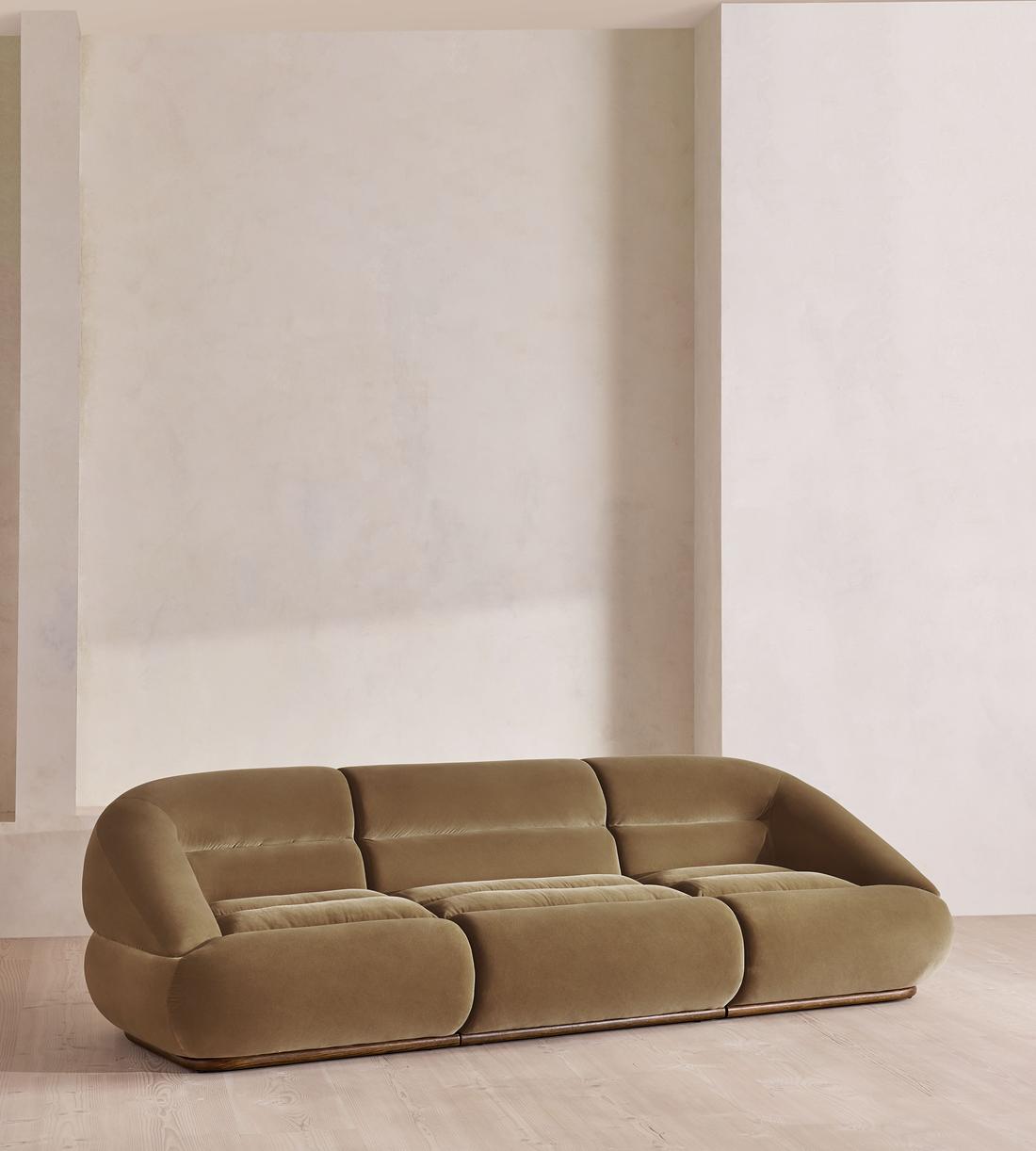 Edison Sectional Sofa - Four Seater - Velvet - Truffle US - Listing - Image 2