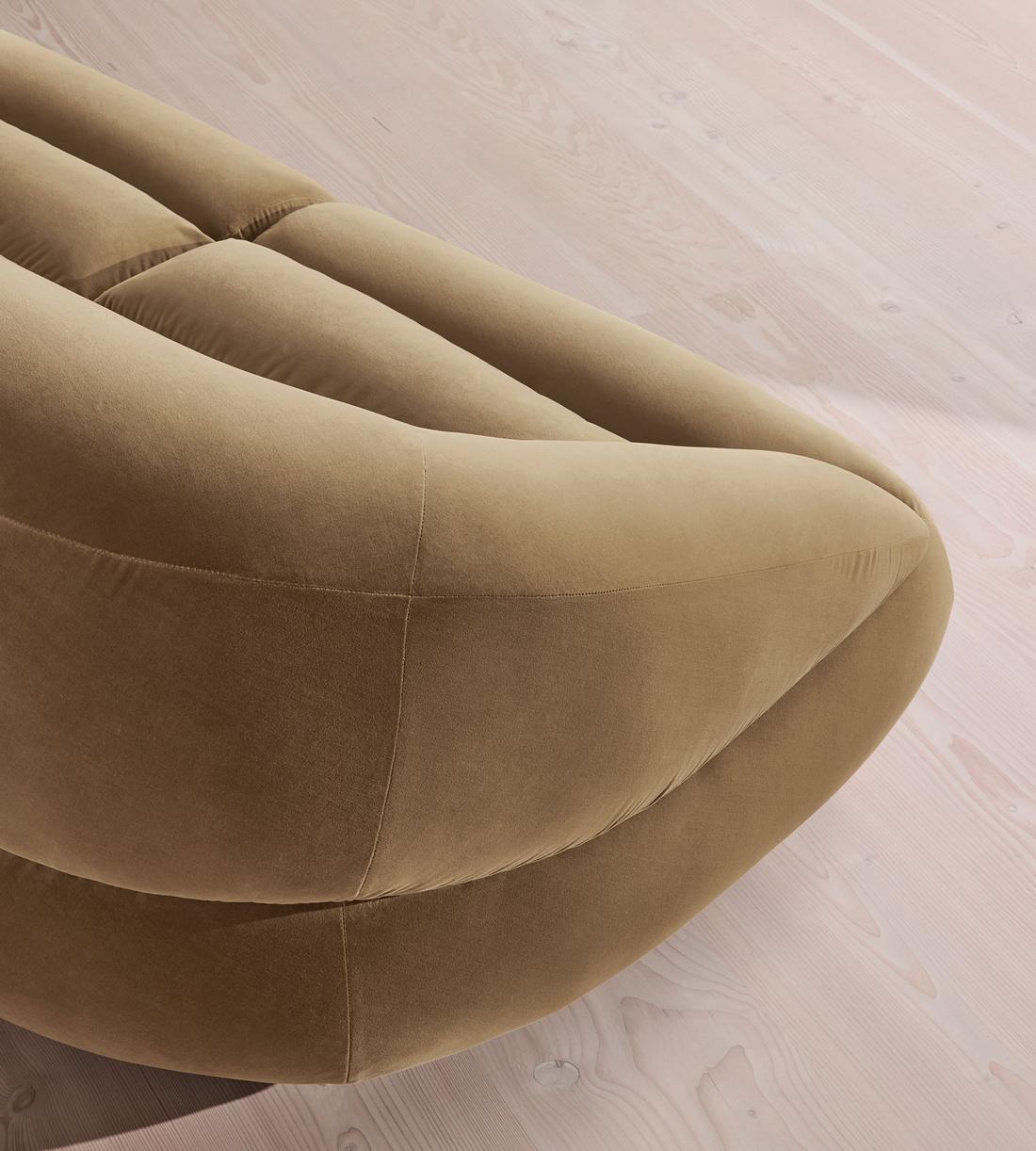 Edison Sectional Sofa - Four Seater - Velvet - Truffle US - Images - Image 6