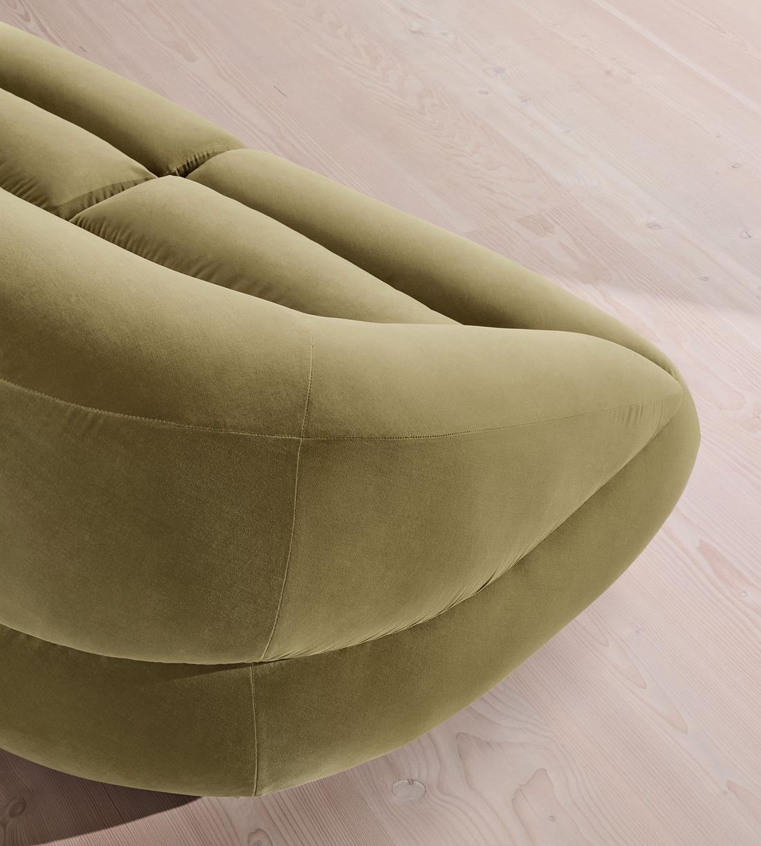 Edison Modular Sofa - Three Seater - Velvet - Lichen UK - Images - Image 6
