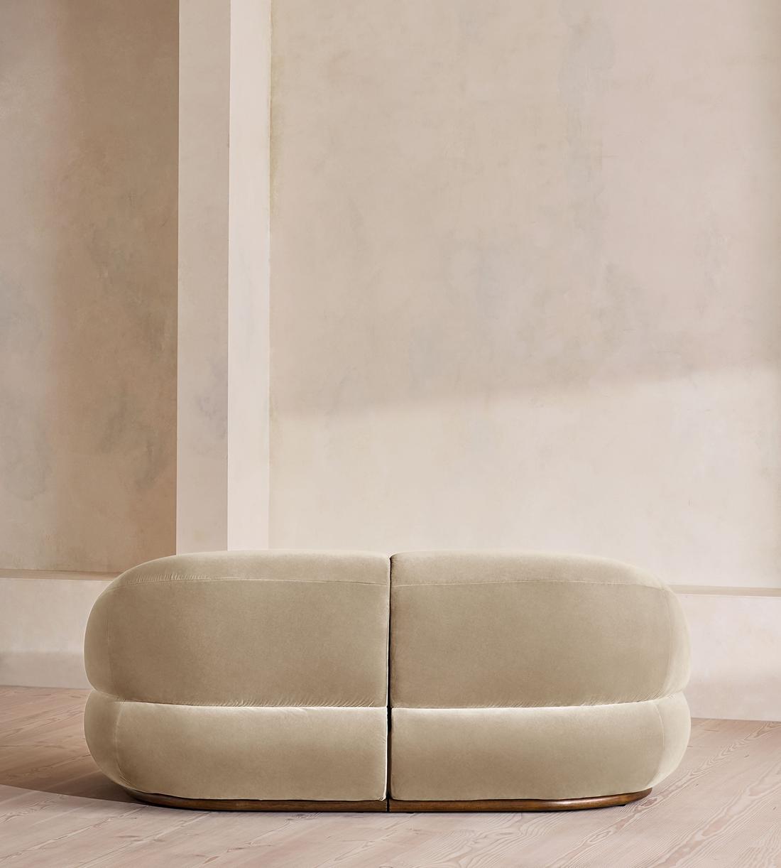 Edison Modular Sofa - Three Seater - Velvet - Oyster UK - Images - Image 4