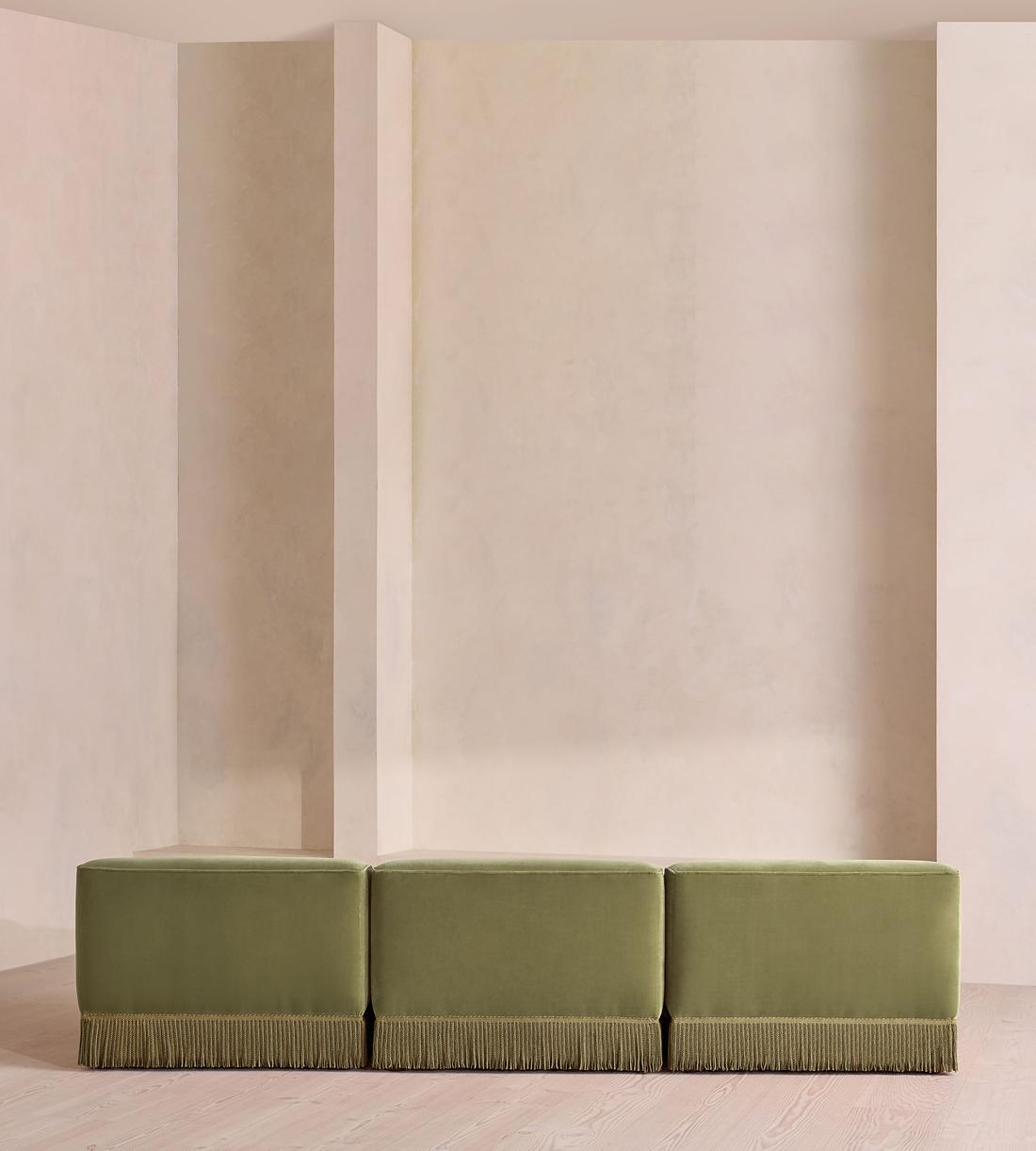 Elowen Modular Sofa - Four Seater - Velvet - Lichen UK - Images - Image 6